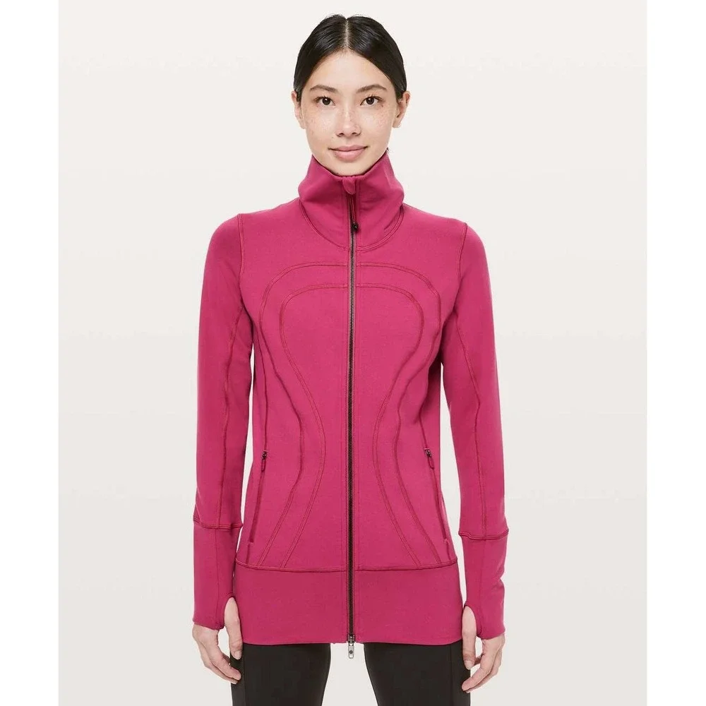 Lululemon In Stride Jacket Violet Red Size 8